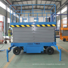 China electric hydraulic mobile scissor lift for street lamp maintenance